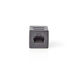 adaptor retea cat6 rj45(8p8c) mama - rj45(8p8c) mama negru nedis