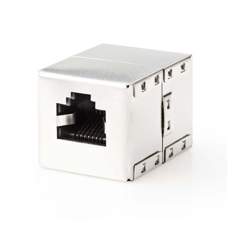 adaptor retea cat 6 rj45 mama - rj45 mama, metal, nedis adaptor retea cat 6 rj45 mama - rj45 mama, metal, nedis