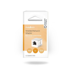 adaptor retea cat 6 rj45 mama - rj45 mama, metal, nedis