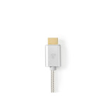 cablu usb-c tata - hdmi tata, 4k 60hz, 2m, aluminiu, nedis
