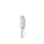 cablu usb-c tata - hdmi tata, 4k 60hz, 2m, aluminiu, nedis