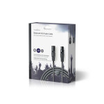 cablu audio xlr 3-pin mama - xlr 3-pin tata 15m gri nedis cablu audio xlr 3-pin mama - xlr 3-pin tata 15m gri nedis