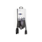 cablu audio xlr nedis 2x xlr 3-pini mama - 2x rca tata, 3m, gri cablu audio xlr nedis 2x xlr 3-pini mama - 2x rca tata, 3m, gri