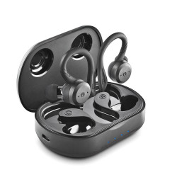 casti bluetooth in-ear ngs artica jogger, redare pana la 10 ore, ip67 negru