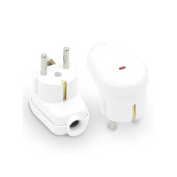 stecher shuko iesire laterala alb, martor led wt-16u/s plastrol