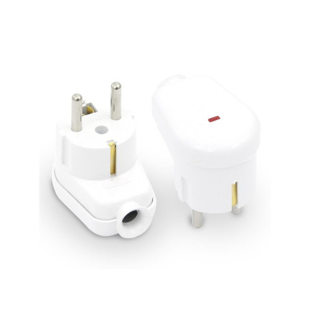 stecher shuko iesire laterala alb, martor led wt-16u/s plastrol