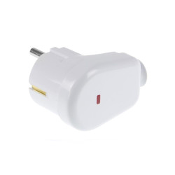 stecher shuko iesire laterala alb, martor led wt-16u/s plastrol