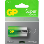 baterie alcalina super gp r20 (d) 2 buc