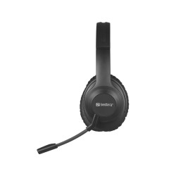 casti bluetooth sandberg 126-45 headset anc+enc pro, negru