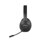 casti bluetooth sandberg 126-45 headset anc+enc pro, negru
