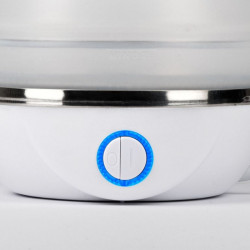 fierbator de apa pliabil 0.8l, 820w, recipient din silicon, alb, compa g3ferrari