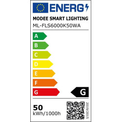 proiector led 50w 4000lm ip65 6000k negru modee