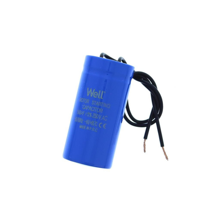 condensator pornire motor 250v 150uf cu fir, well