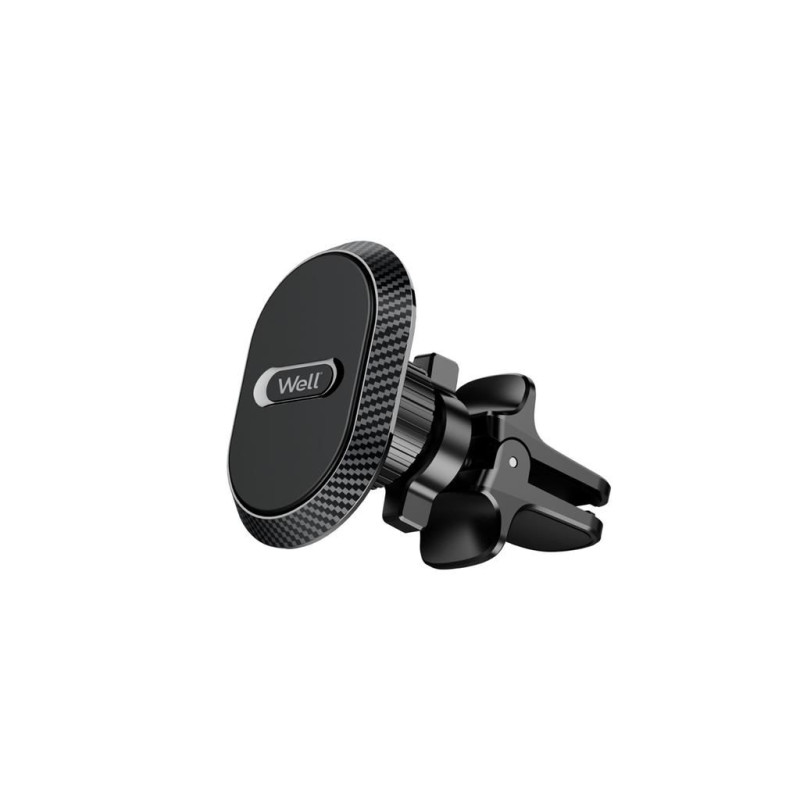 suport auto magnetic pentru telefon cu prindere la ventilatie well
