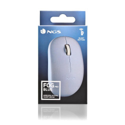 mouse wireless usb 1000dpi, silent click, albastru, ngs