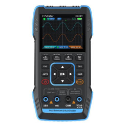 osciloscop digital portabil cu multimetru, 2 canale, 50ms/s, 10mhz, fnirsi 2c23t