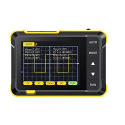 osciloscop digital portabil, 1 canal, 2.5ms/s, 200khz, fnirsi dso152/o, pachet optional, sonde, adaptor bnc, cleme crocodil