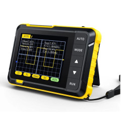 osciloscop digital portabil, 1 canal, 2.5ms/s, 200khz, fnirsi dso152/o, pachet optional, sonde, adaptor bnc, cleme crocodil
