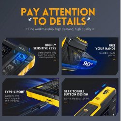 osciloscop digital portabil, 1 canal, 2.5ms/s, 200khz, fnirsi dso152/o, pachet optional, sonde, adaptor bnc, cleme crocodil