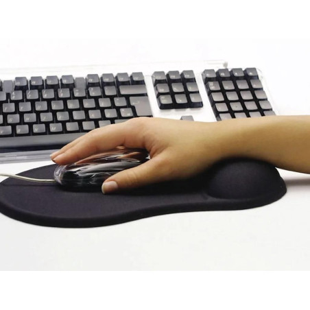 mouse pad ergonomic cu gel sandberg 520-23, negru