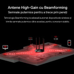 router wireless mercusys mr30g, ac1200 dual band gigabit