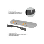 suport soundbar de perete sonos ray, max 2 kg, nedis suport soundbar de perete sonos ray, max 2 kg, nedis