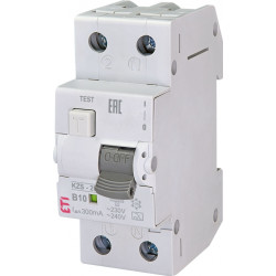 diferential rcbo kzs-2m a b10/0.3 002173402