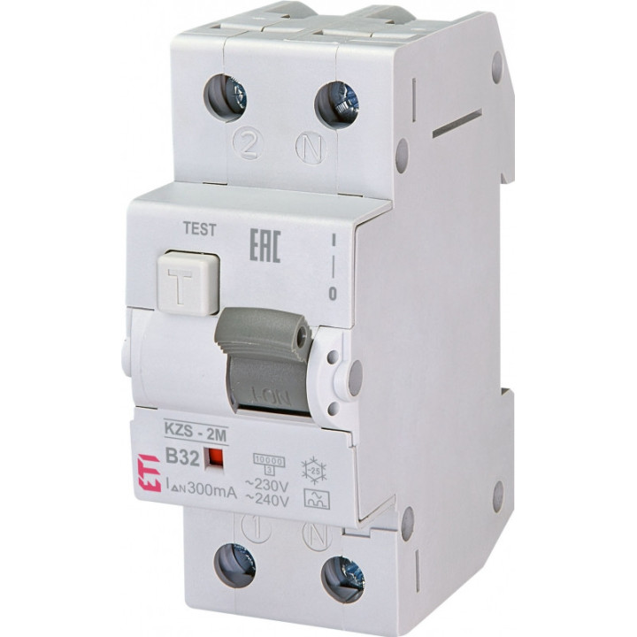 diferential rcbo kzs-2m a b32/0.3 002173407