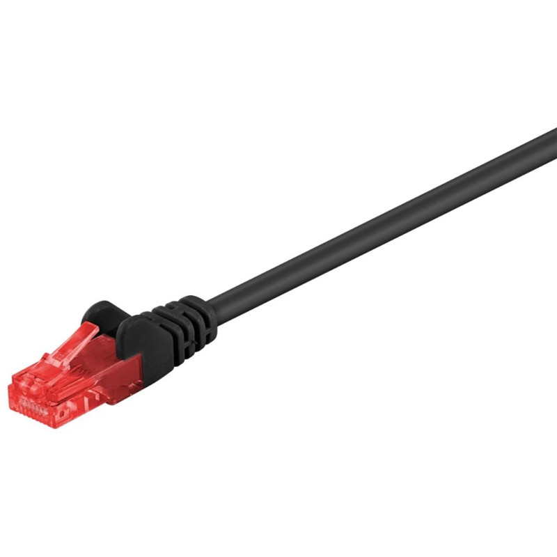 cablu de retea u/utp goobay, cat6, patch cord, 7.5m, negru cablu de retea u/utp goobay, cat6, patch cord, 7.5m, negru