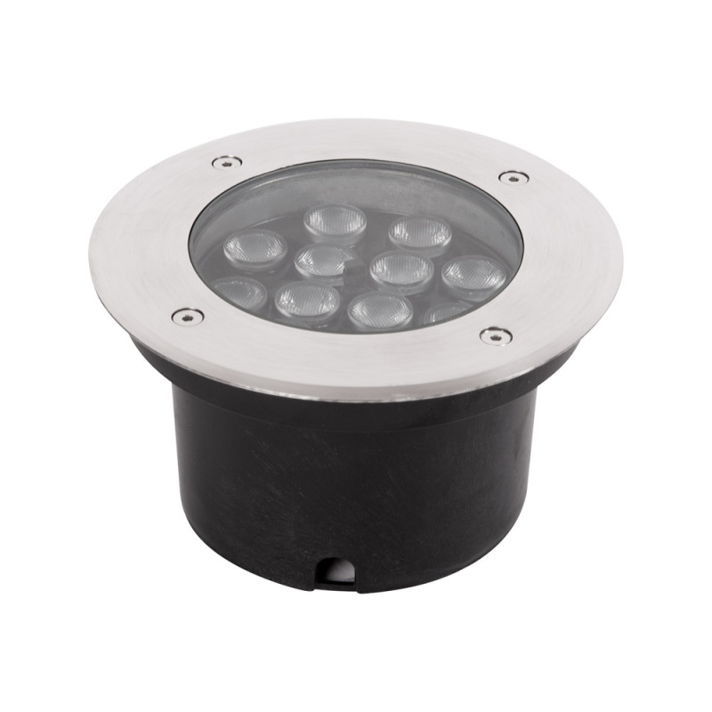 spot pardoseala led rgb 12w ip65, cu telecomanda, novelite