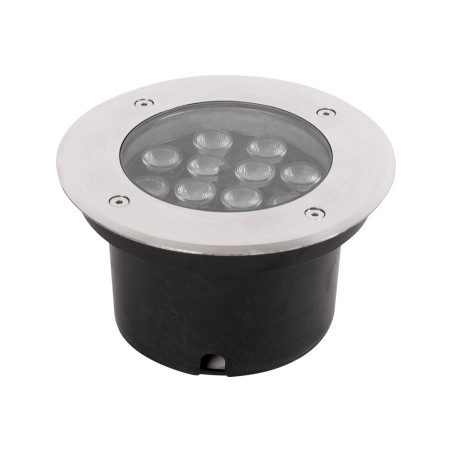 spot pardoseala led rgb 12w ip65, cu telecomanda, novelite