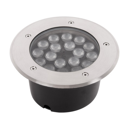 spot pardoseala led rgb 18w ip65, cu telecoamanda, novelite