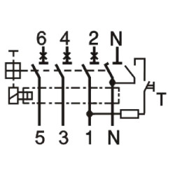 diferential rcbo kzs-4m 3p+n a b10/0.3 002174502