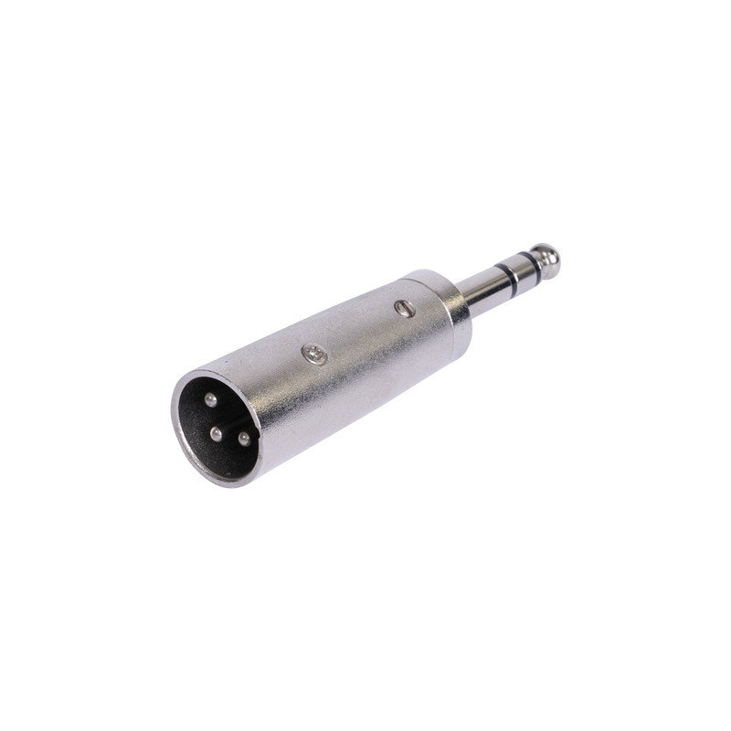 adaptor xlr tata - jack 6.35 tata stereo metal