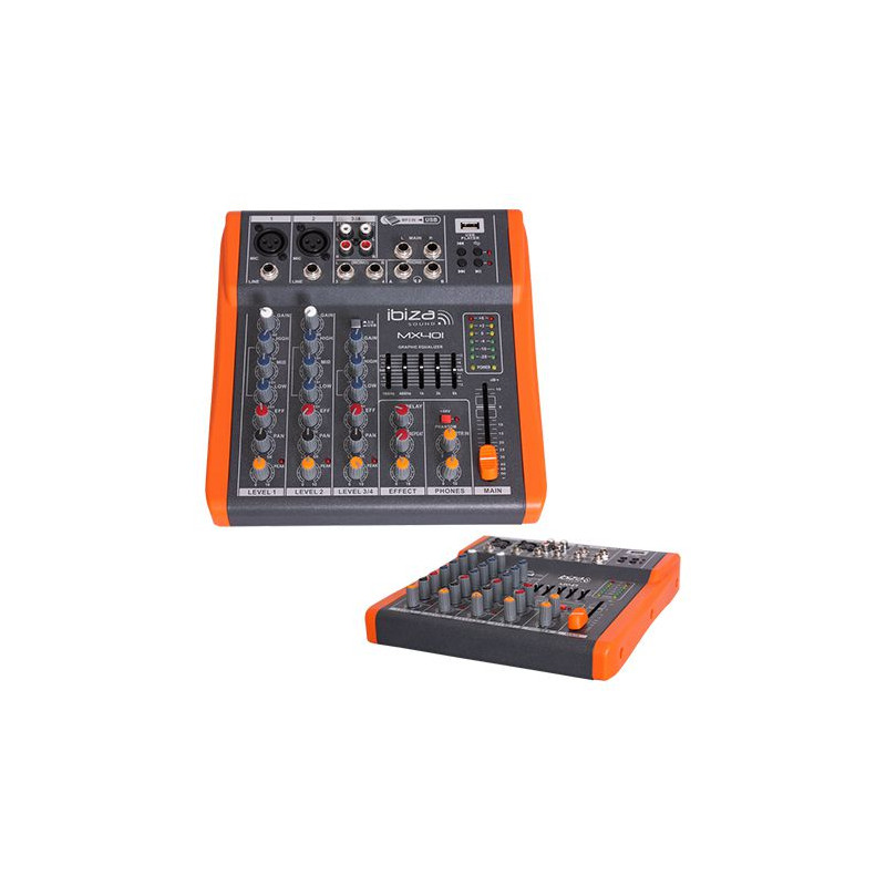 mixer 4 canale cu egalizator, efecte si usb