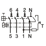 diferential rcbo kzs-4m 3p+n a c32/0.3 002174527