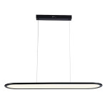 candelabru led 24w 80x100cm 3000k - negru