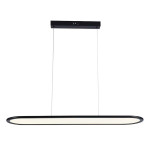 candelabru led 24w 80x100cm 3000k - negru