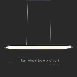 candelabru led 24w 80x100cm 3000k - negru