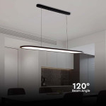 candelabru led 24w 80x100cm 3000k - negru