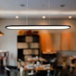 candelabru led 24w 80x100cm 3000k - negru