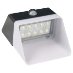 lampa exterioara 2w 4000k incarcare solara - alb/negru