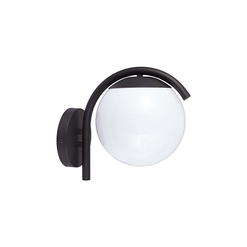 lampa perete cu soclu e27 ip44 - negru mat lampa perete cu soclu e27 ip44 - negru mat