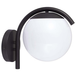 lampa perete cu soclu e27 ip44 - negru mat
