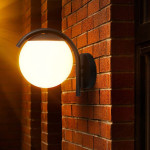 lampa perete cu soclu e27 ip44 - negru mat lampa perete cu soclu e27 ip44 - negru mat