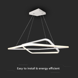 candelabru led dimabil 50w 3000k 60x60x120cm - alb