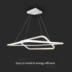 candelabru led dimabil 50w 3000k 60x60x120cm - alb