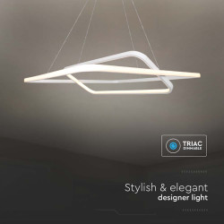 candelabru led dimabil 50w 3000k 60x60x120cm - alb