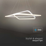 candelabru led dimabil 50w 3000k 60x60x120cm - alb