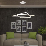 candelabru led dimabil 50w 3000k 60x60x120cm - alb